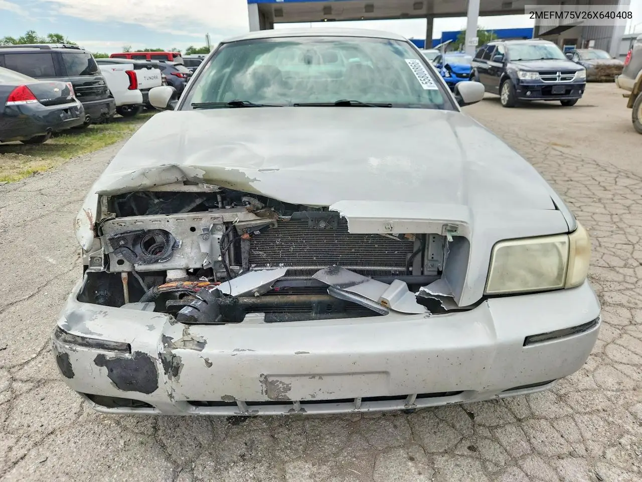 2006 Mercury Grand Marquis Ls VIN: 2MEFM75V26X640408 Lot: 55800866