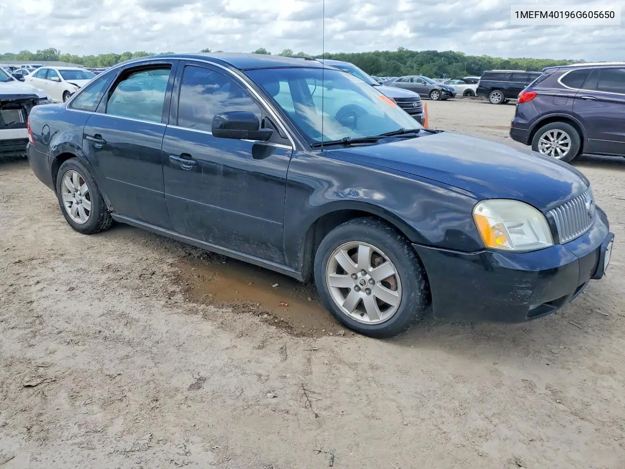 2006 Mercury Montego Luxury VIN: 1MEFM40196G605650 Lot: 57012216