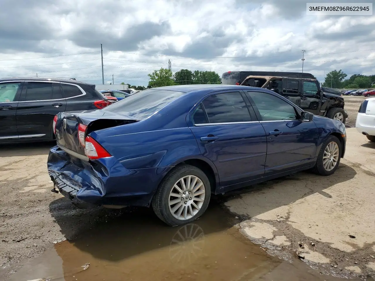 2006 Mercury Milan Premier VIN: 3MEFM08Z96R622945 Lot: 57138036
