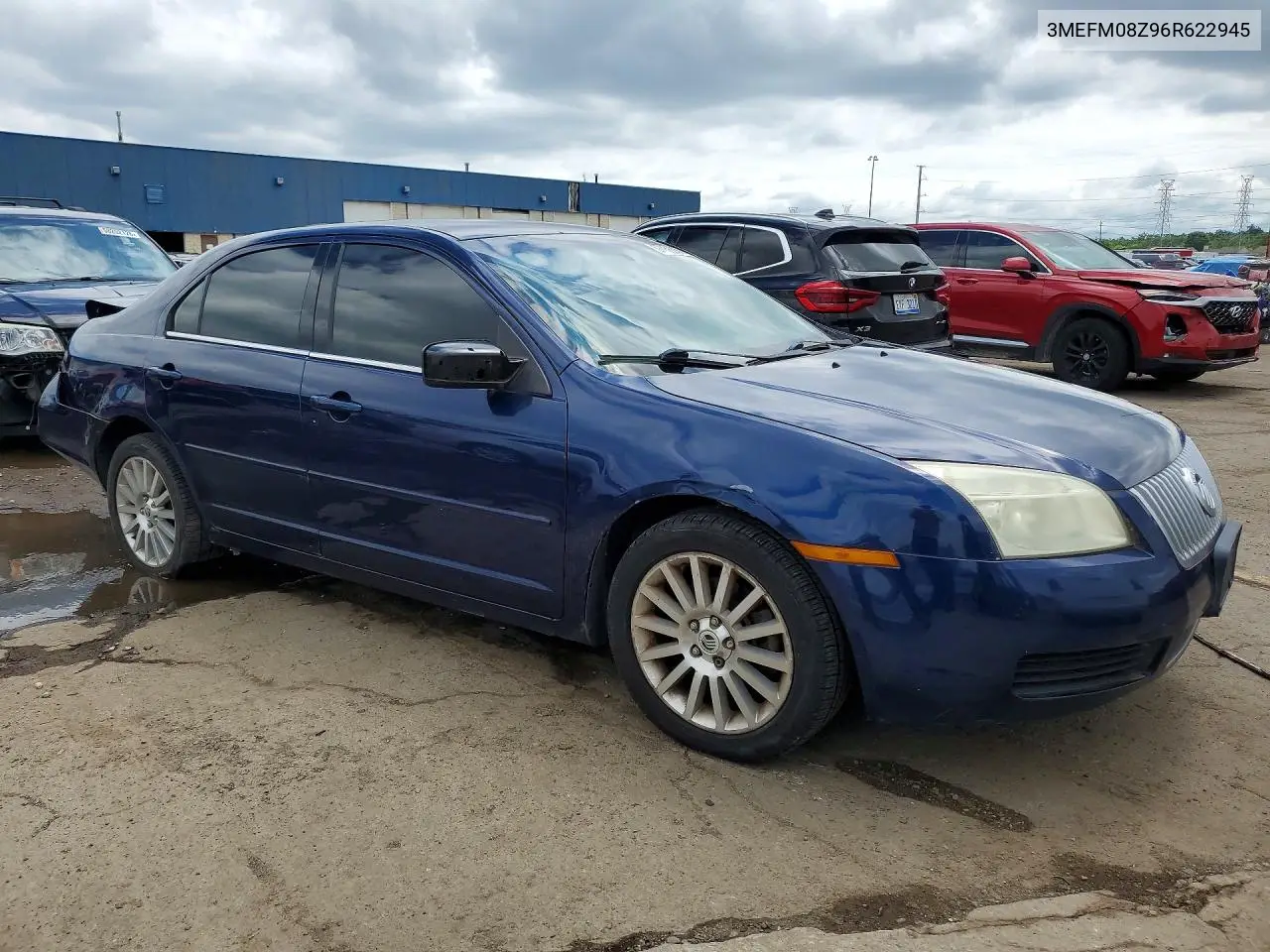 2006 Mercury Milan Premier VIN: 3MEFM08Z96R622945 Lot: 57138036