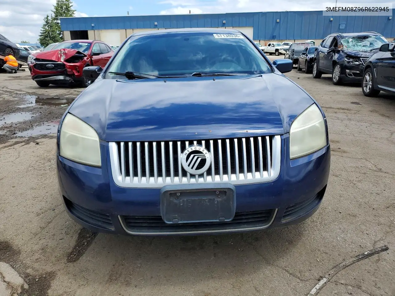 2006 Mercury Milan Premier VIN: 3MEFM08Z96R622945 Lot: 57138036