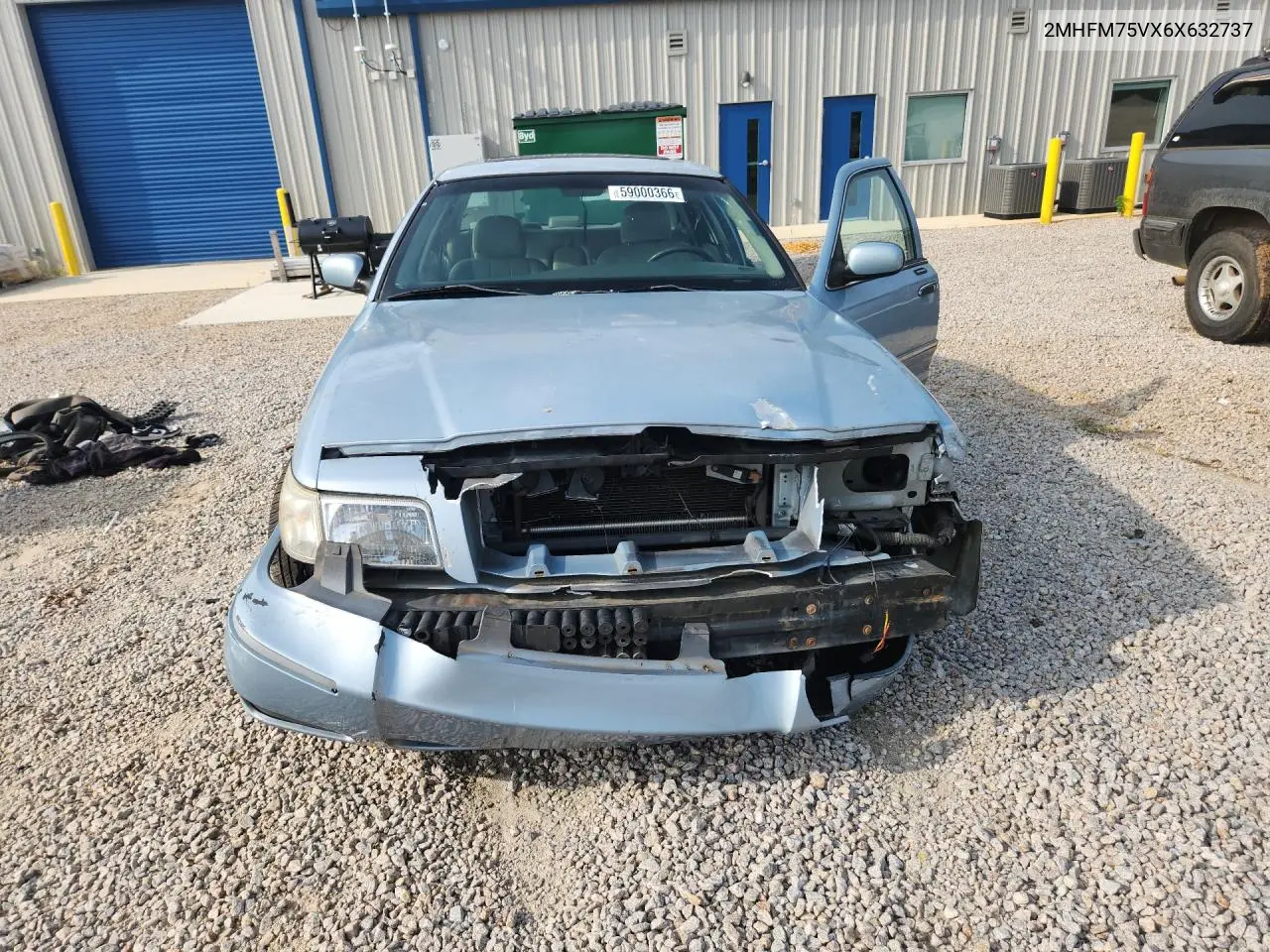 2006 Mercury Grand Marquis Ls VIN: 2MHFM75VX6X632737 Lot: 59000366