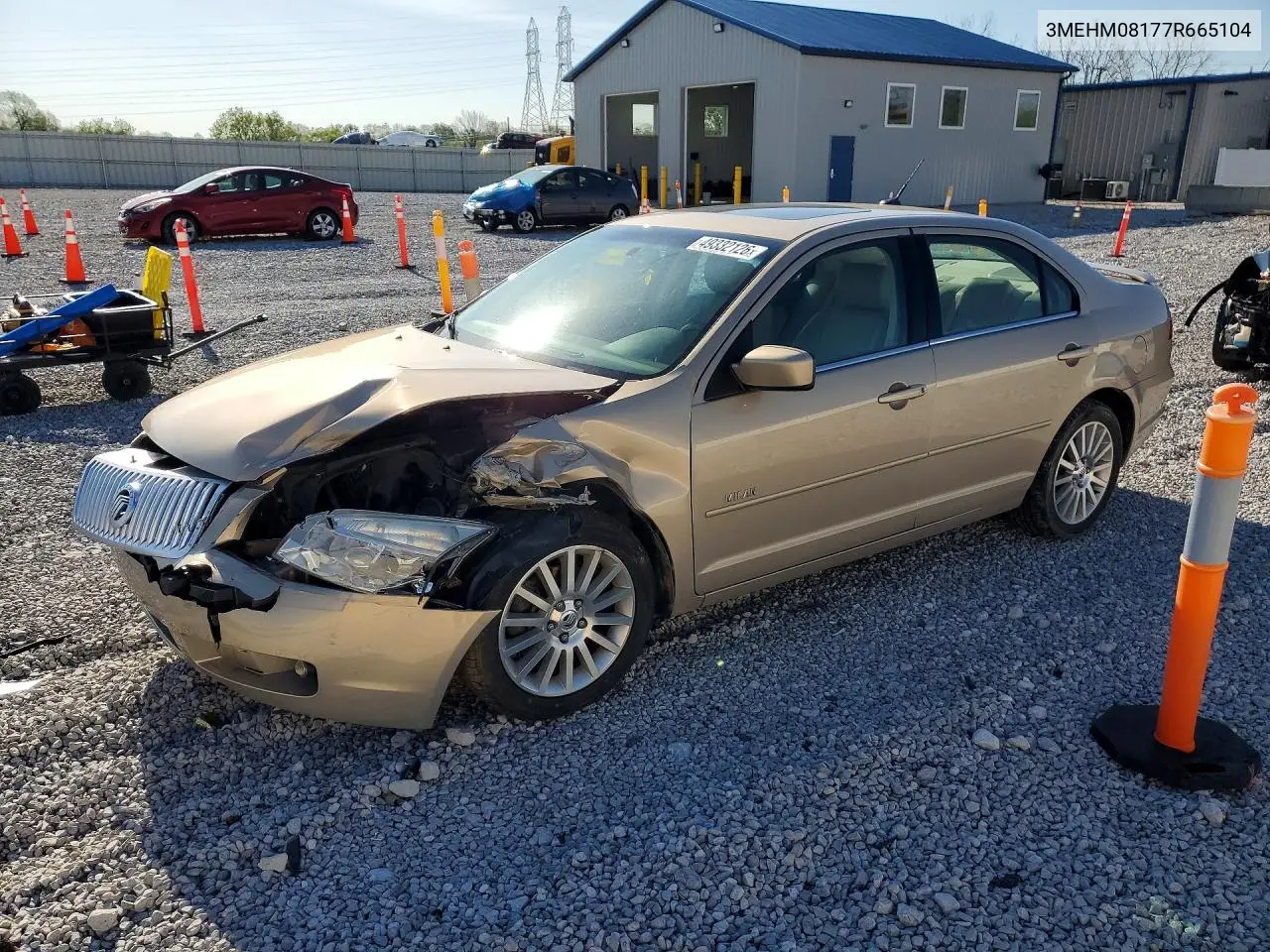 2007 Mercury Milan Premier VIN: 3MEHM08177R665104 Lot: 49332126