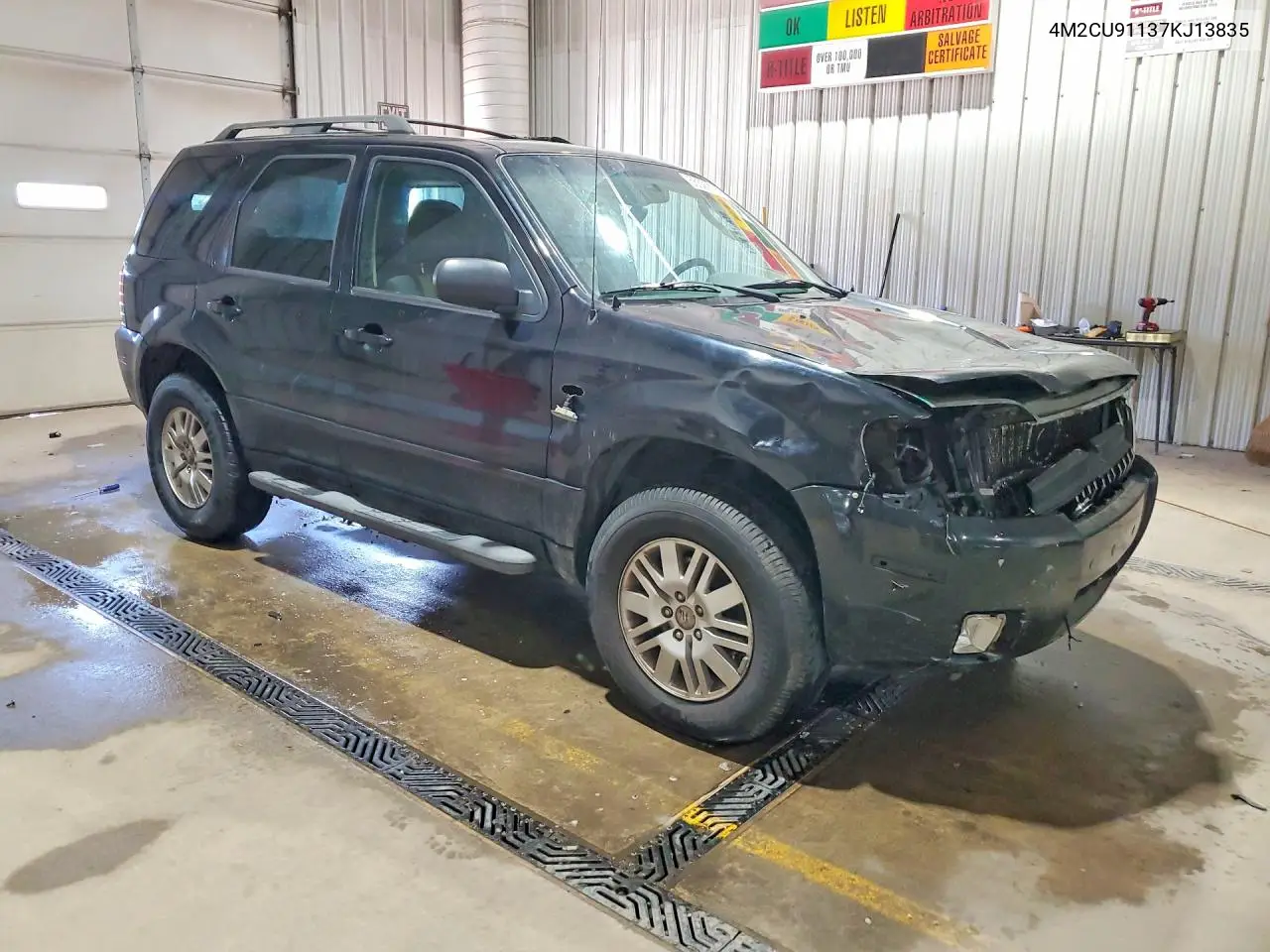 2007 Mercury Mariner Luxury VIN: 4M2CU91137KJ13835 Lot: 55529126