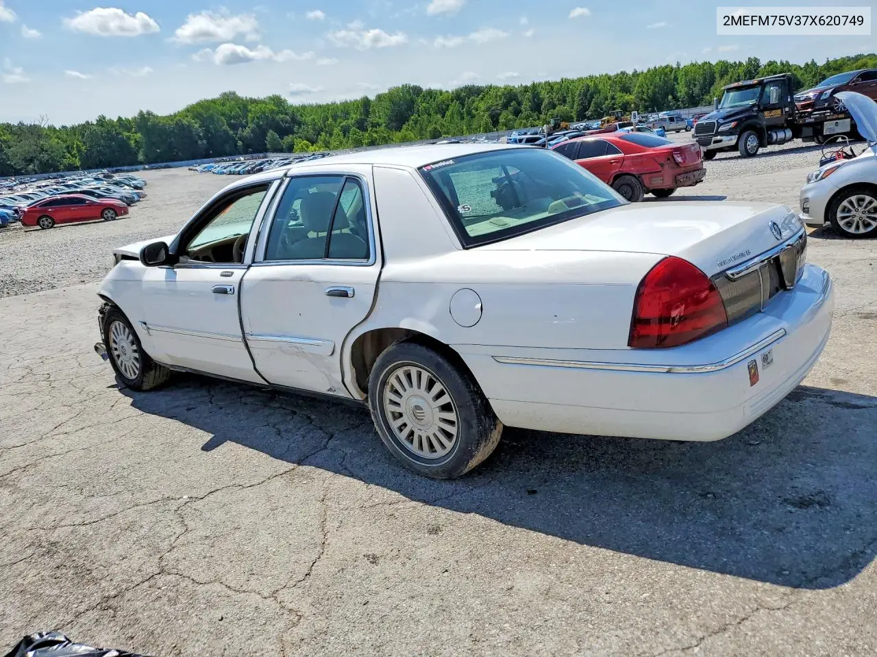 2007 Mercury Grand Marquis Ls VIN: 2MEFM75V37X620749 Lot: 56655256