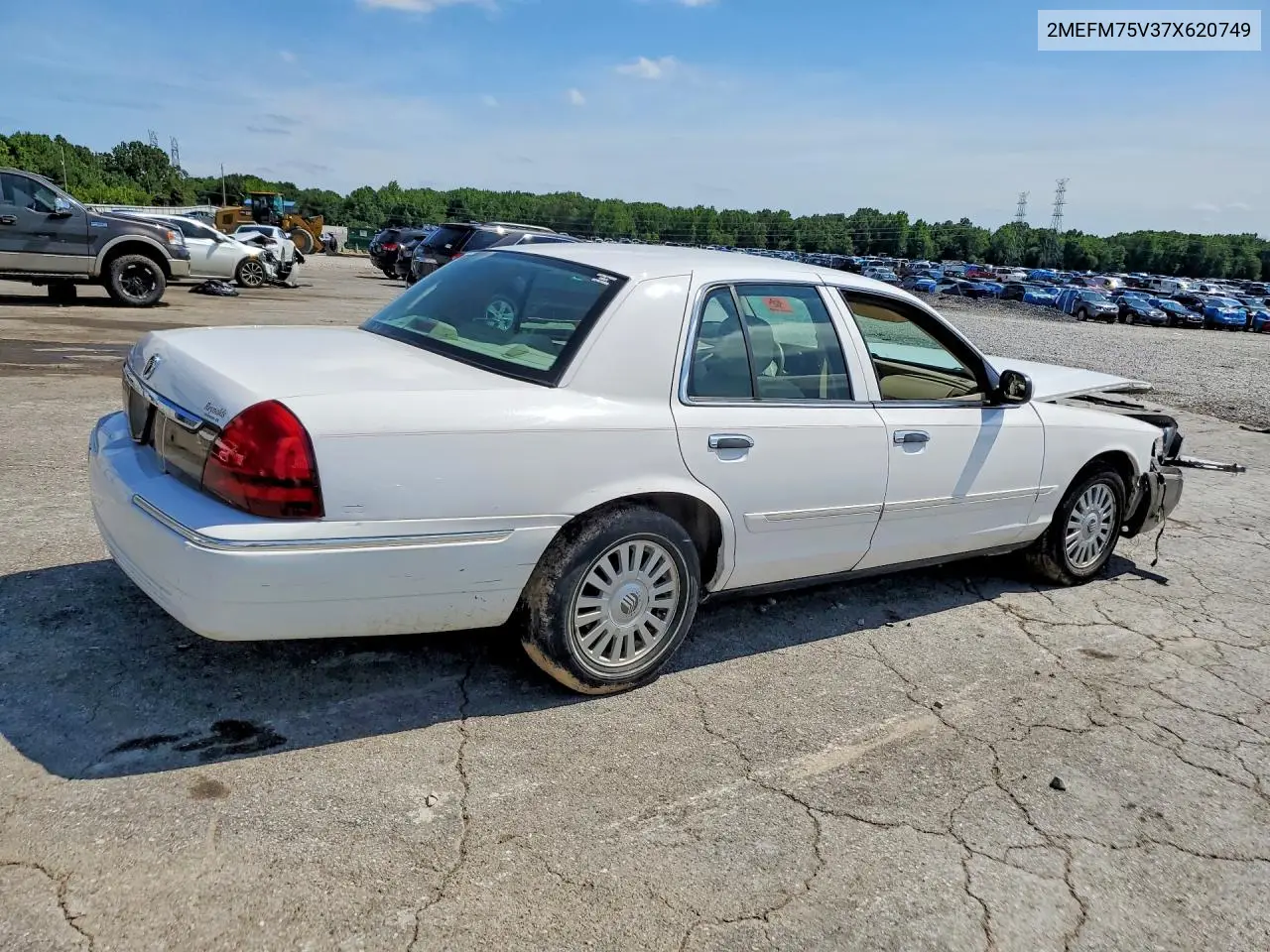 2007 Mercury Grand Marquis Ls VIN: 2MEFM75V37X620749 Lot: 56655256
