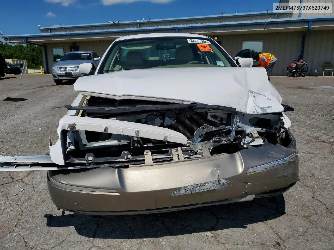 2007 Mercury Grand Marquis Ls VIN: 2MEFM75V37X620749 Lot: 56655256