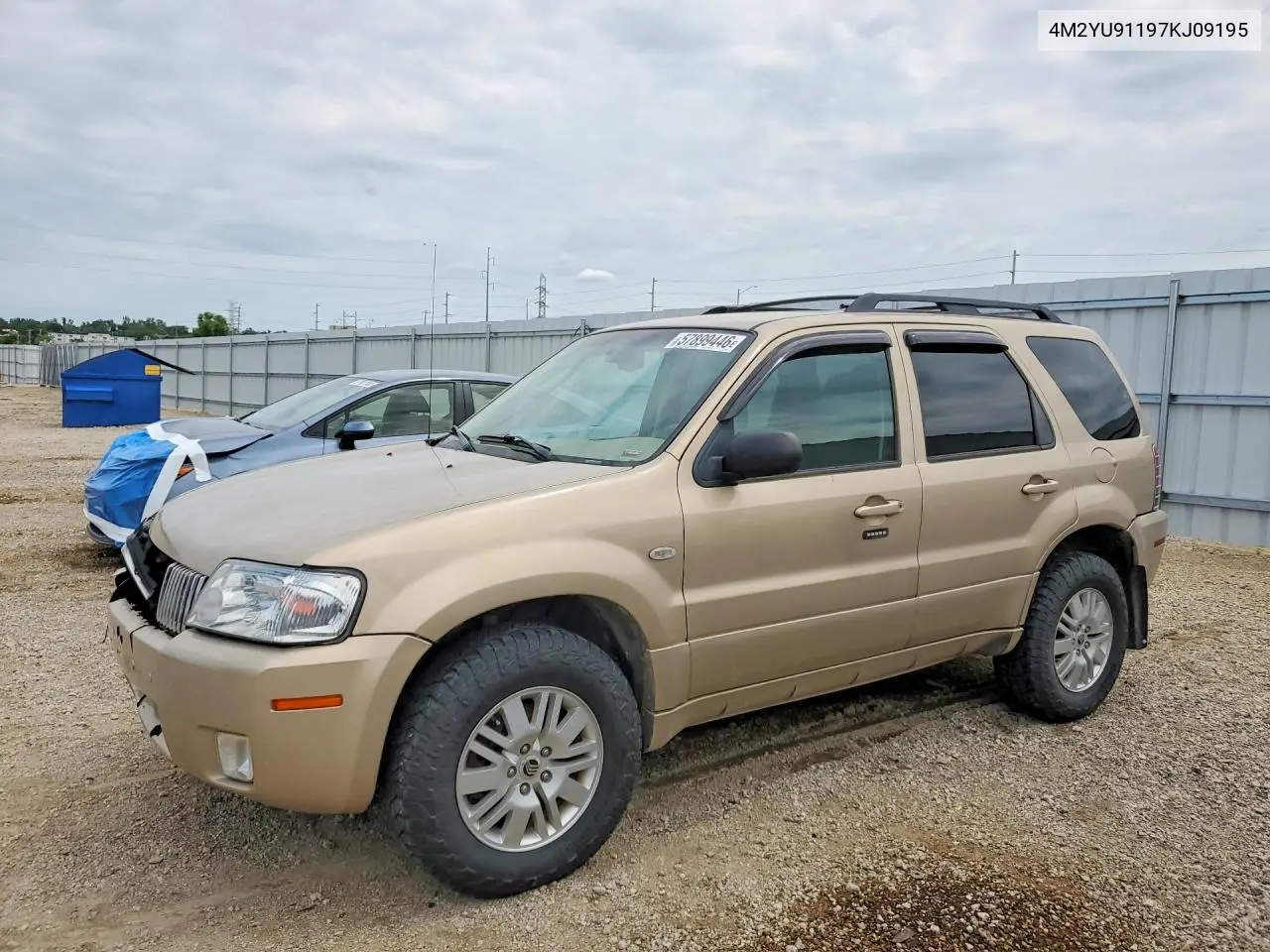 2007 Mercury Mariner Luxury VIN: 4M2YU91197KJ09195 Lot: 57899446