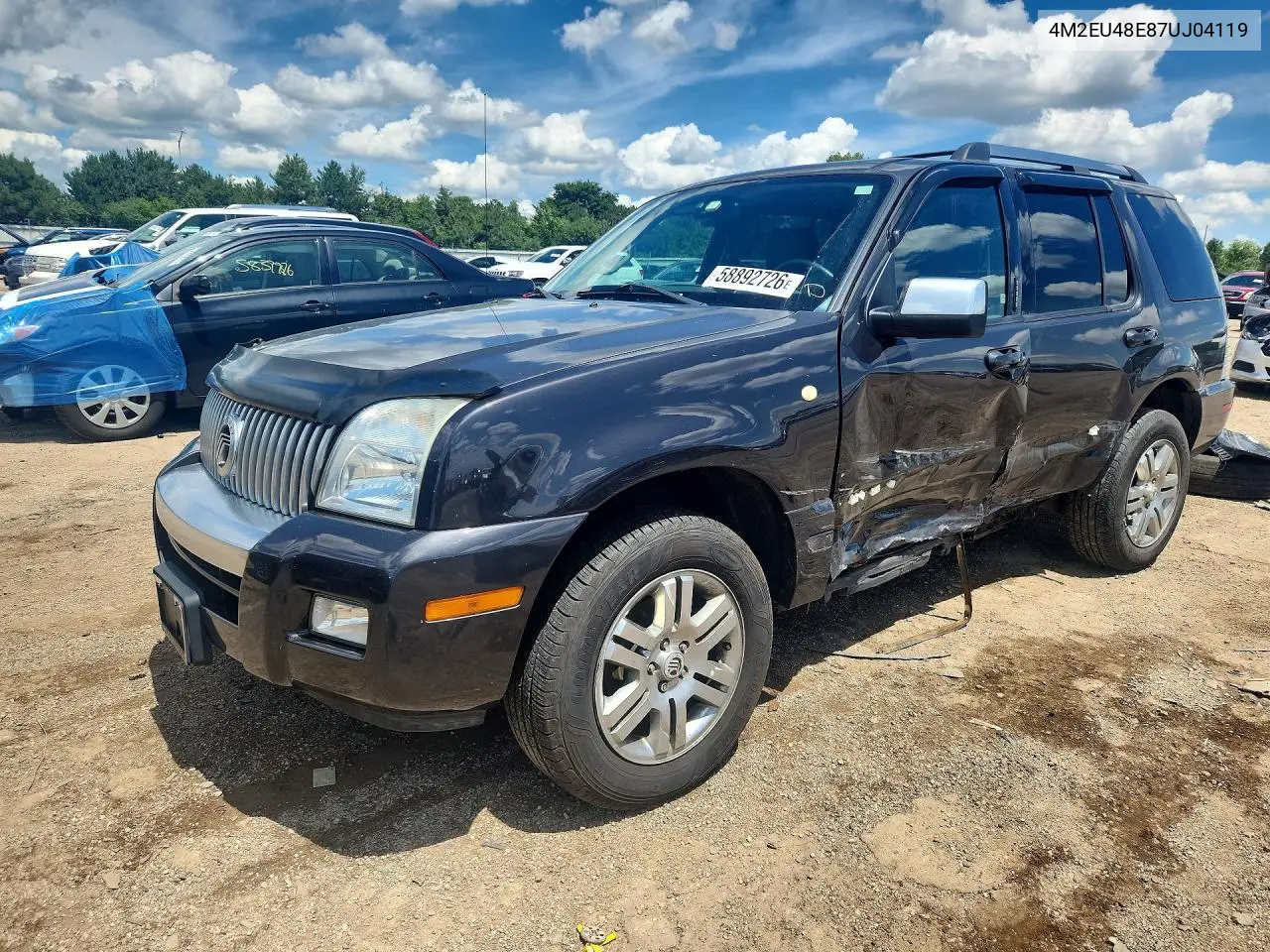 2007 Mercury Mountaineer Premier VIN: 4M2EU48E87UJ04119 Lot: 58892726