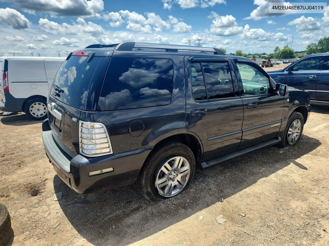 2007 Mercury Mountaineer Premier VIN: 4M2EU48E87UJ04119 Lot: 58892726