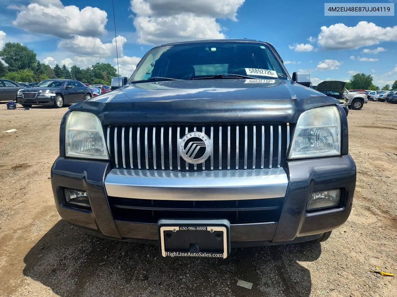 2007 Mercury Mountaineer Premier VIN: 4M2EU48E87UJ04119 Lot: 58892726