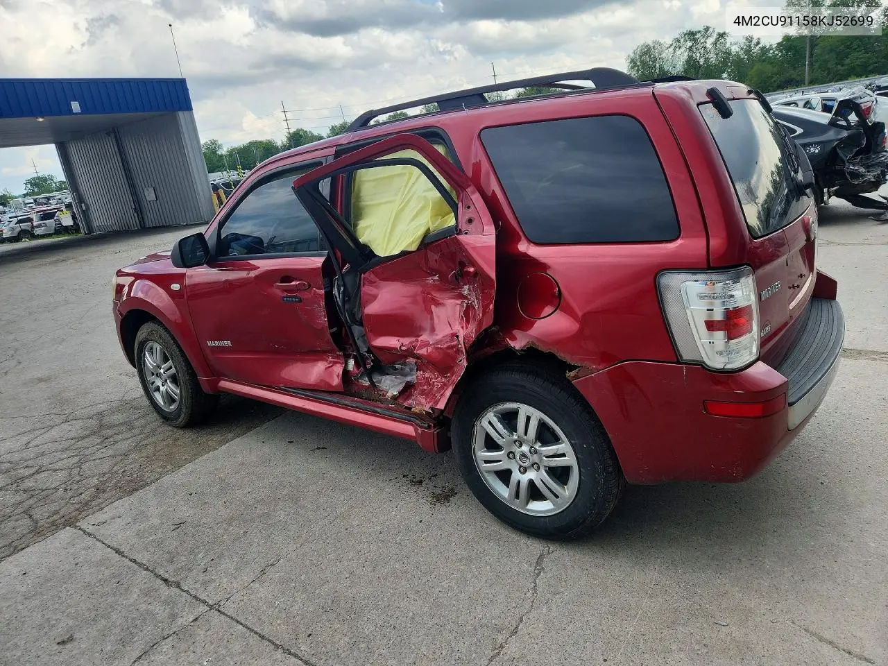 2008 Mercury Mariner VIN: 4M2CU91158KJ52699 Lot: 54079806