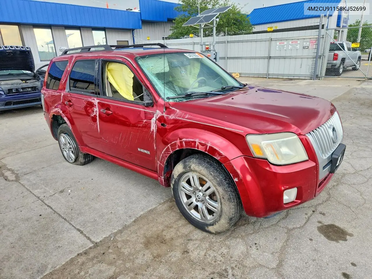 2008 Mercury Mariner VIN: 4M2CU91158KJ52699 Lot: 54079806
