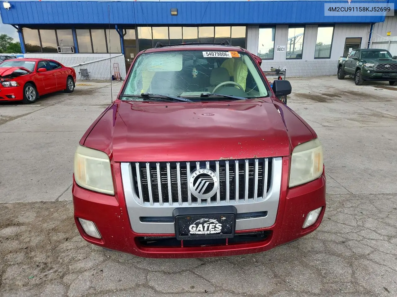 2008 Mercury Mariner VIN: 4M2CU91158KJ52699 Lot: 54079806