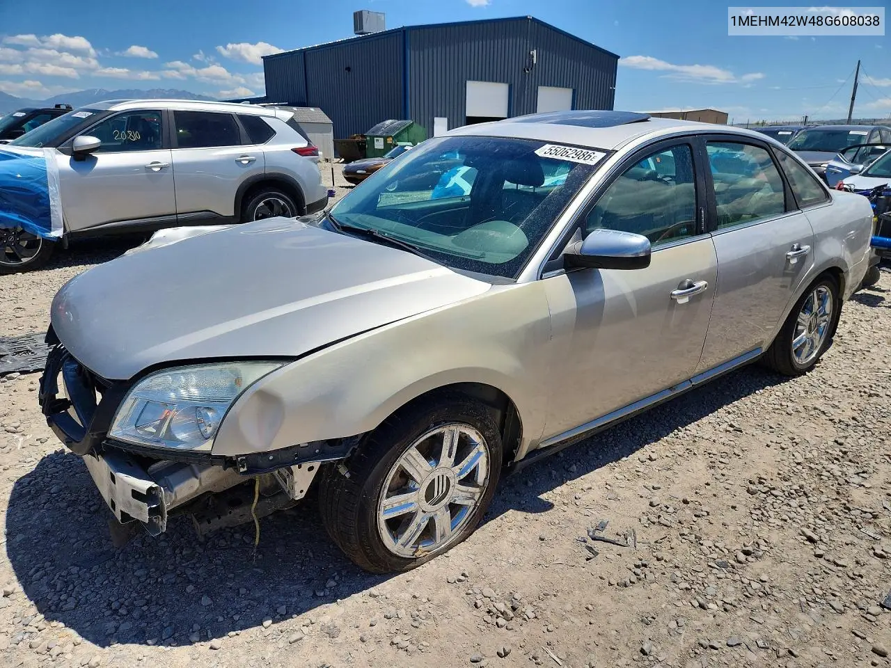 2008 Mercury Sable Premier VIN: 1MEHM42W48G608038 Lot: 55062986