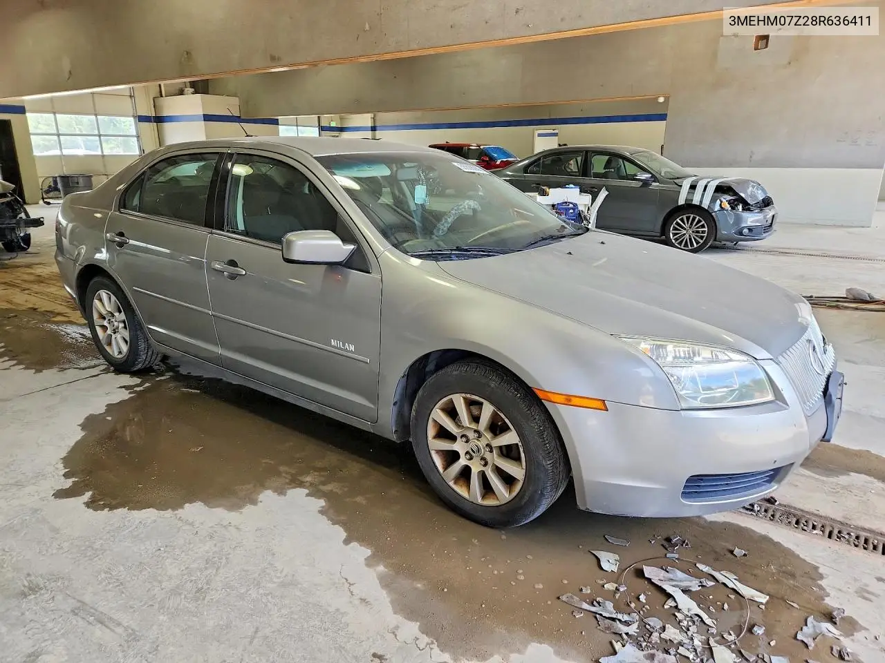 2008 Mercury Milan VIN: 3MEHM07Z28R636411 Lot: 55528086