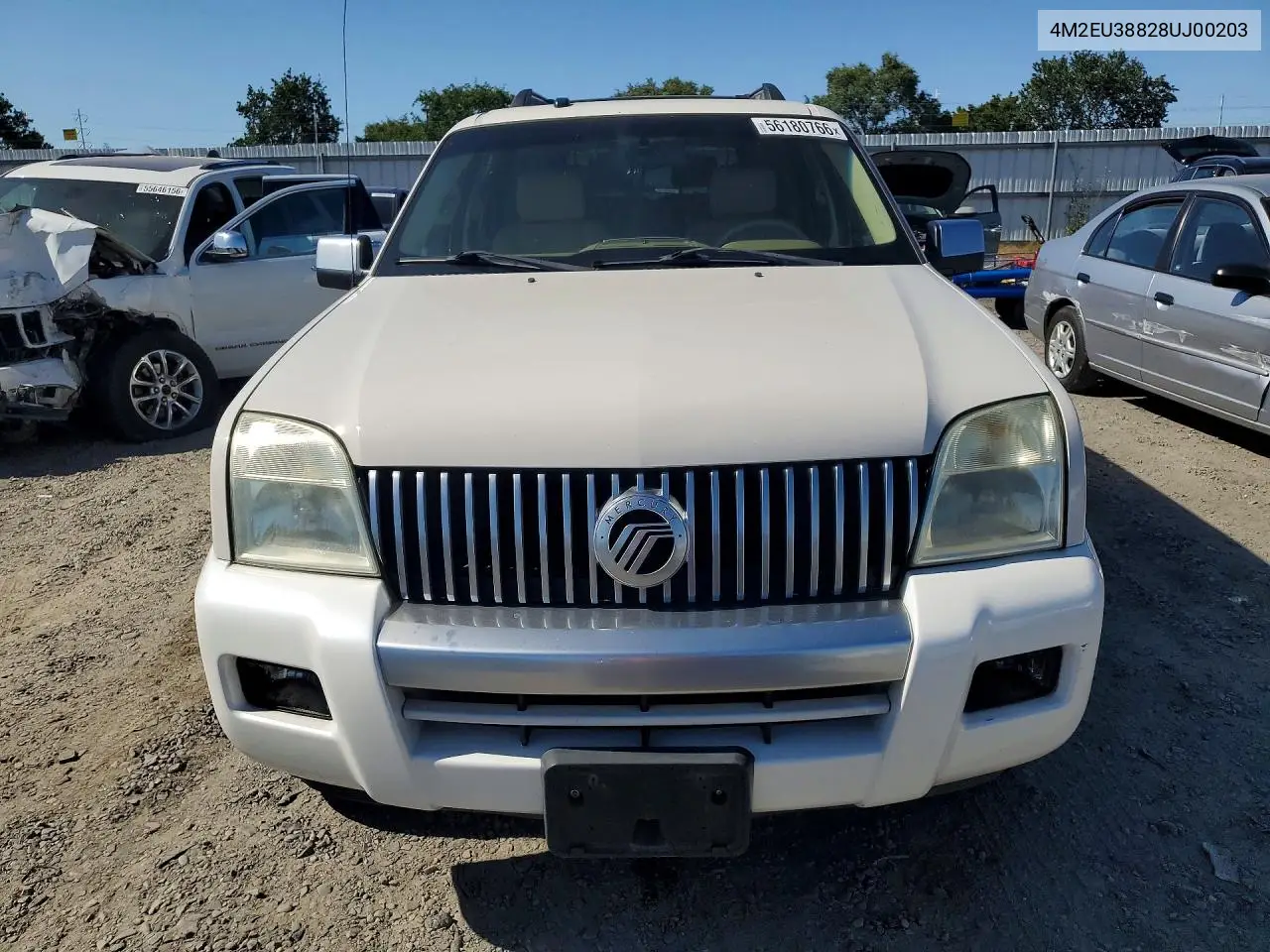 2008 Mercury Mountaineer Premier VIN: 4M2EU38828UJ00203 Lot: 56180766
