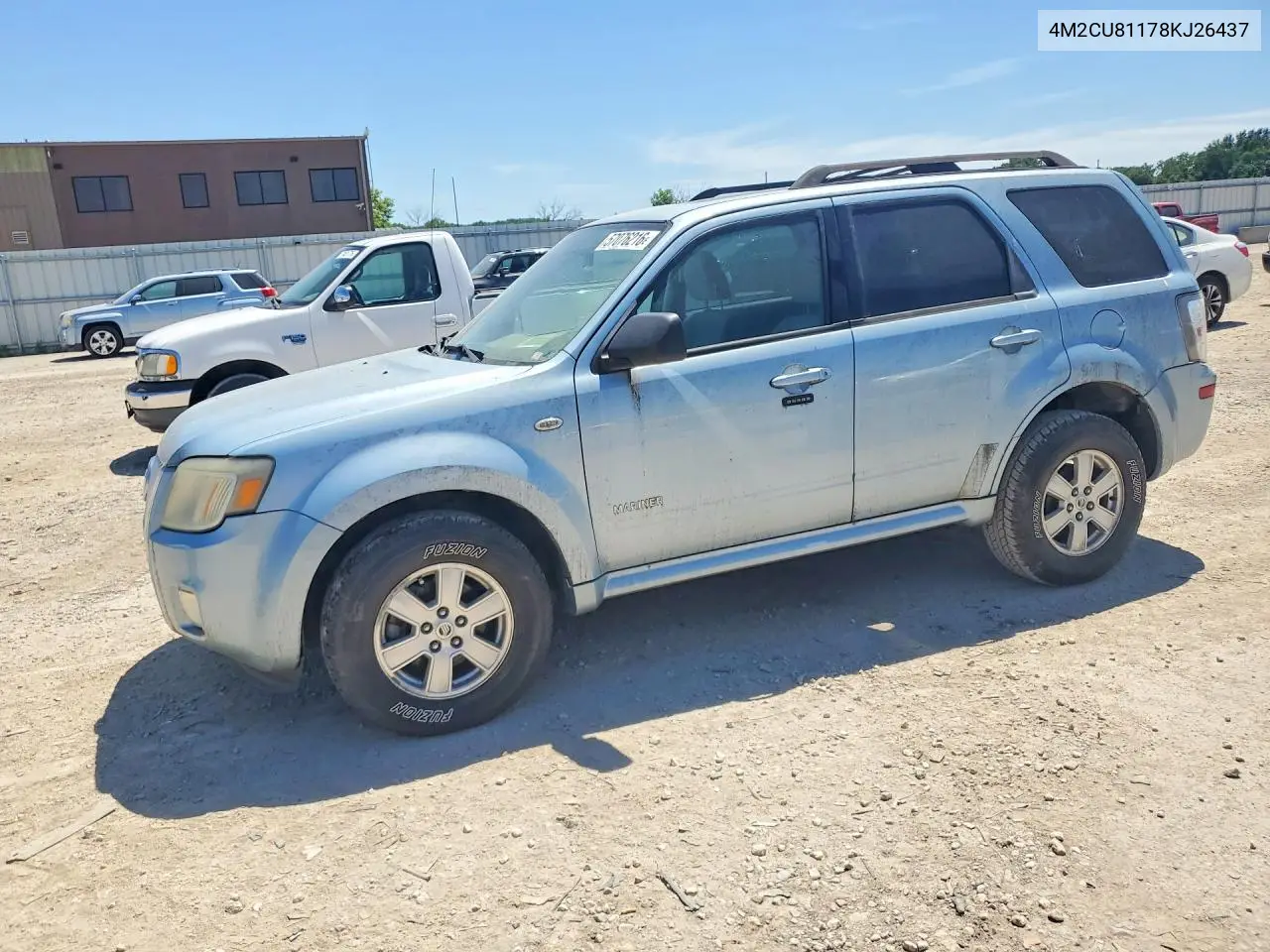 2008 Mercury Mariner VIN: 4M2CU81178KJ26437 Lot: 57076216