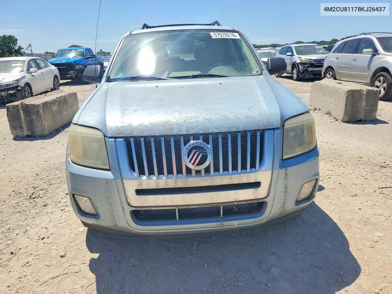 2008 Mercury Mariner VIN: 4M2CU81178KJ26437 Lot: 57076216