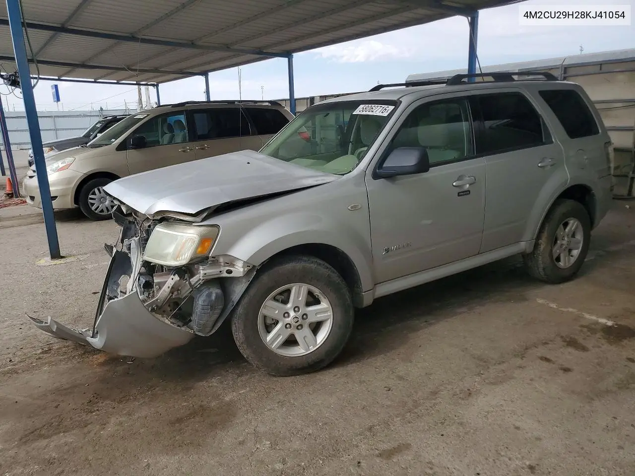 2008 Mercury Mariner Hev VIN: 4M2CU29H28KJ41054 Lot: 58062716