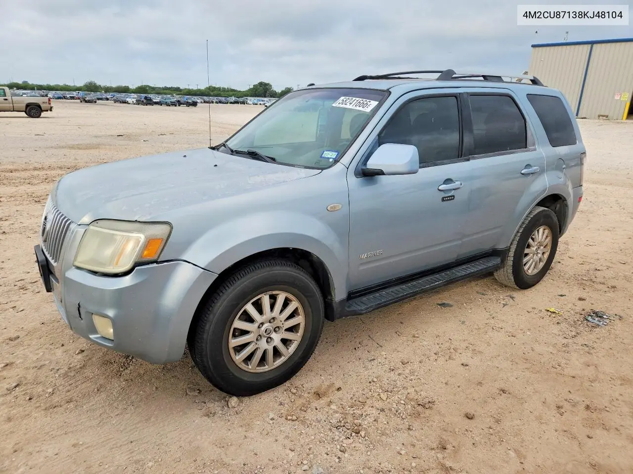 2008 Mercury Mariner Premier VIN: 4M2CU87138KJ48104 Lot: 58241666