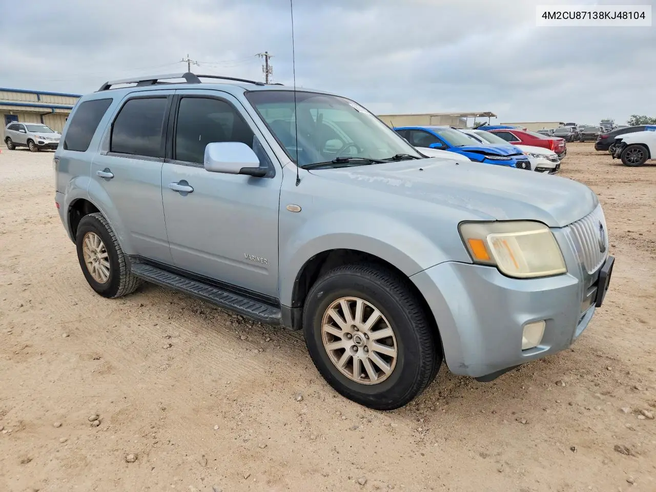 2008 Mercury Mariner Premier VIN: 4M2CU87138KJ48104 Lot: 58241666