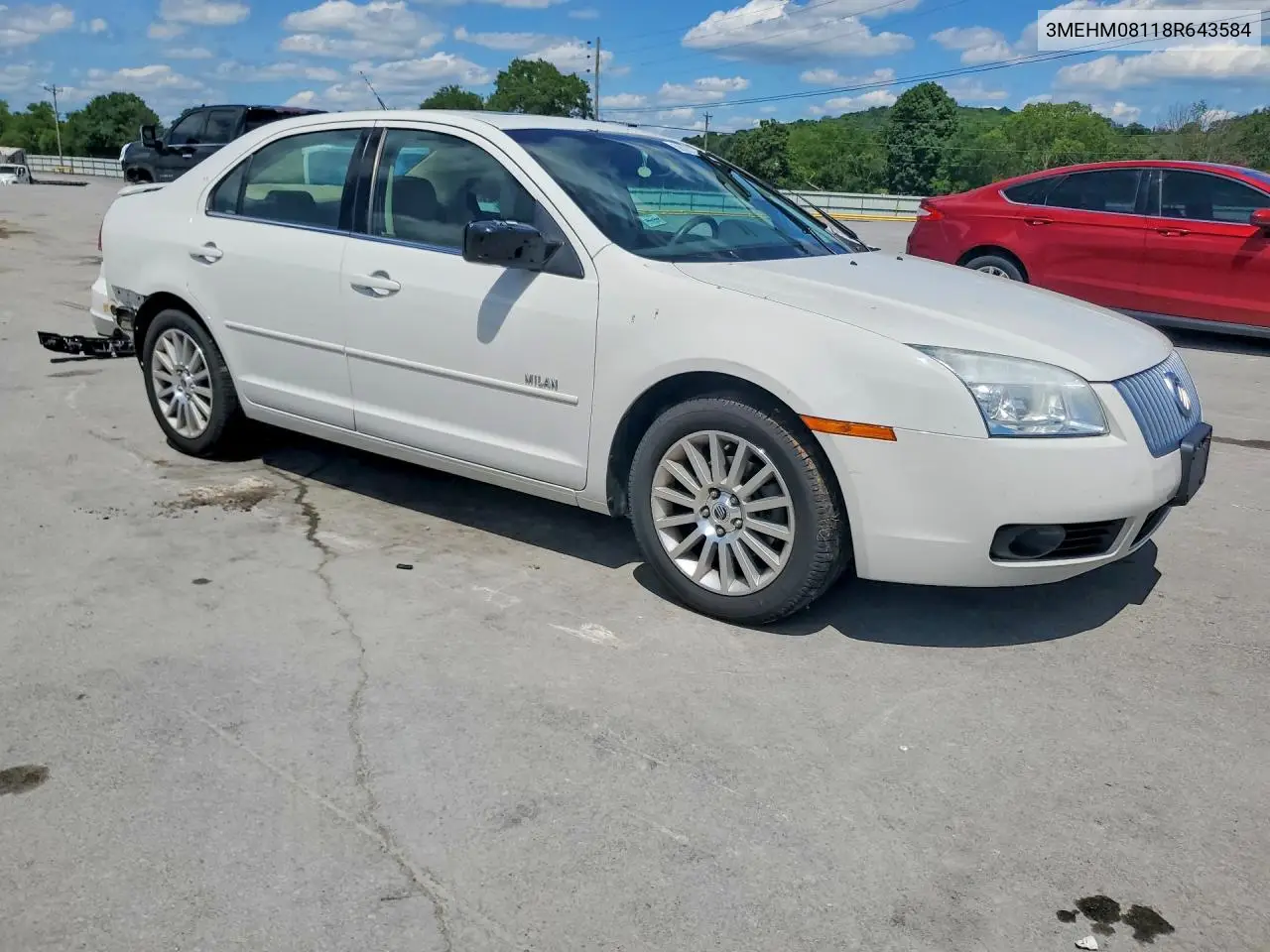 2008 Mercury Milan Premier VIN: 3MEHM08118R643584 Lot: 58281266