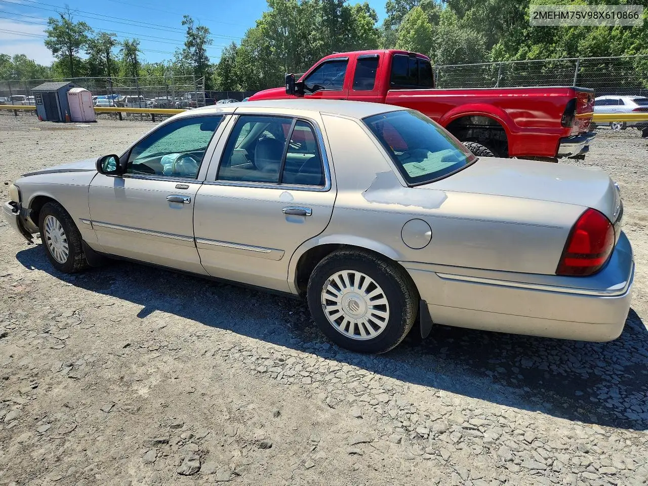 2008 Mercury Grand Marquis Ls VIN: 2MEHM75V98X610866 Lot: 58364426