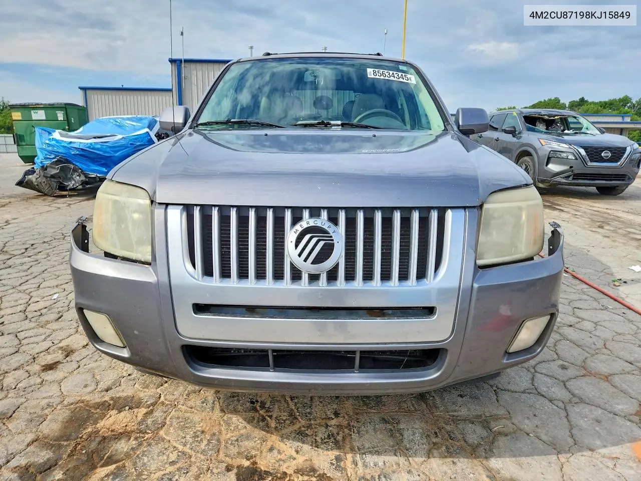 2008 Mercury Mariner Premier VIN: 4M2CU87198KJ15849 Lot: 85634345