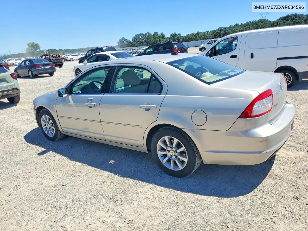 2009 Mercury Milan VIN: 3MEHM07ZX9R604596 Lot: 56779106