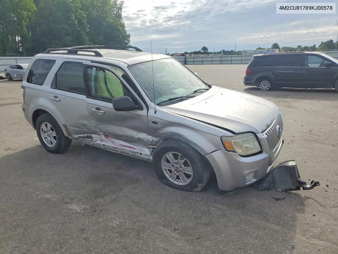 2009 Mercury Mariner VIN: 4M2CU81789KJ00578 Lot: 57206236