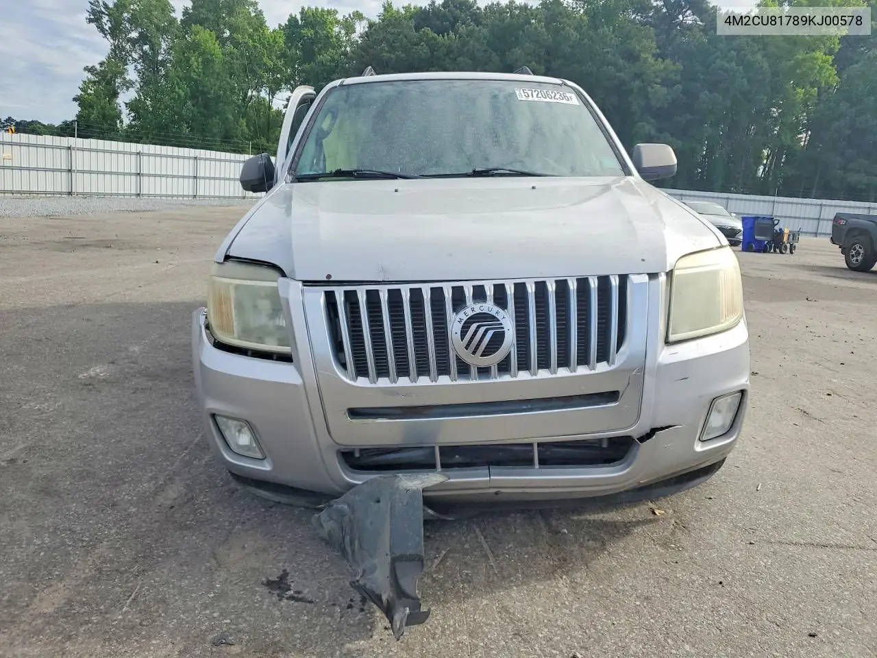 2009 Mercury Mariner VIN: 4M2CU81789KJ00578 Lot: 57206236