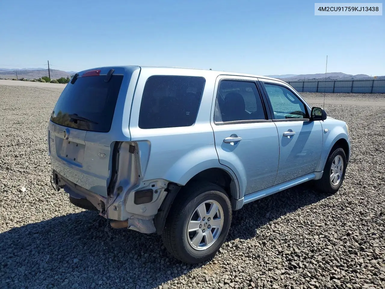 2009 Mercury Mariner VIN: 4M2CU91759KJ13438 Lot: 57402056
