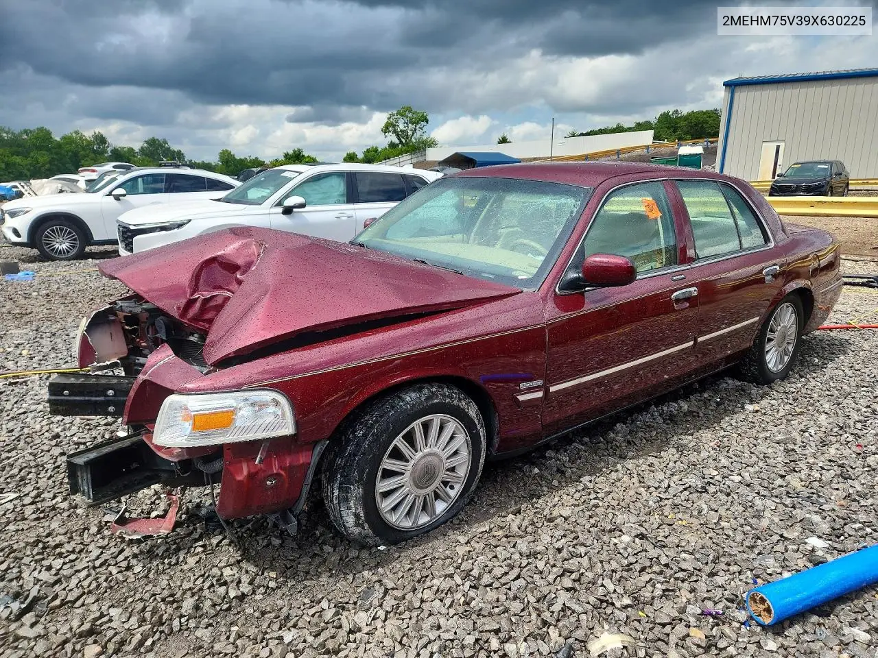 2009 Mercury Grand Marquis Ls VIN: 2MEHM75V39X630225 Lot: 57706686