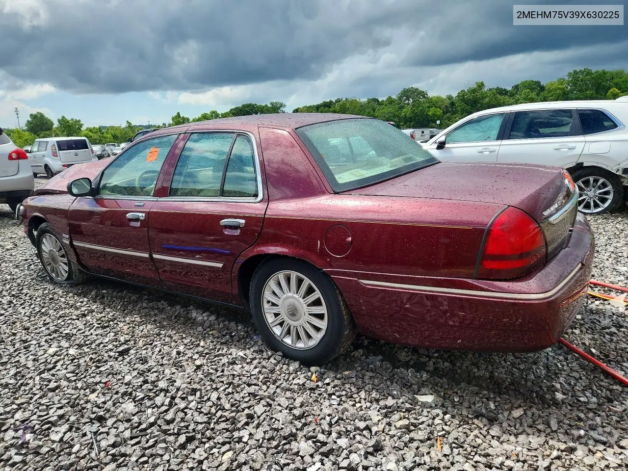 2009 Mercury Grand Marquis Ls VIN: 2MEHM75V39X630225 Lot: 57706686