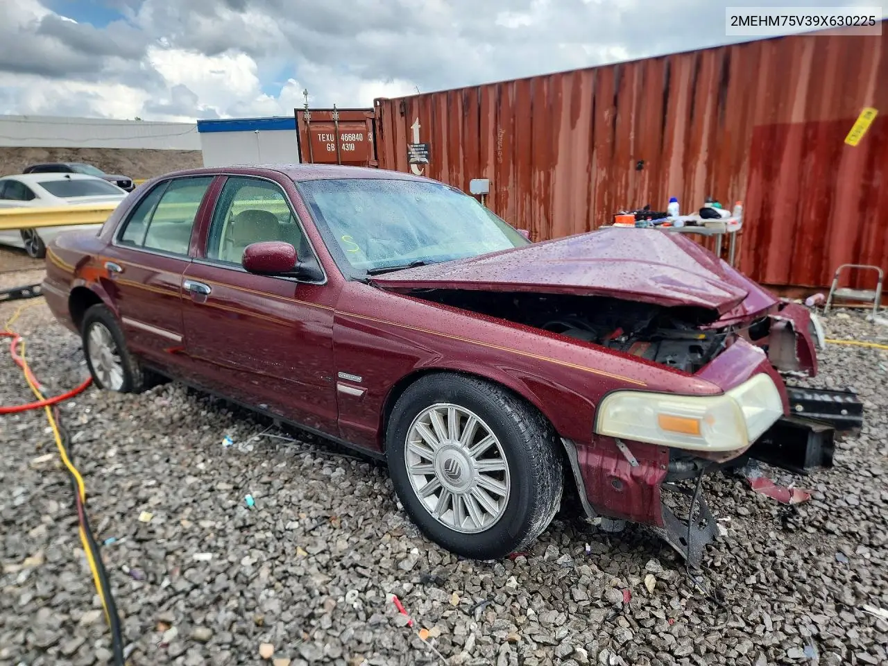 2009 Mercury Grand Marquis Ls VIN: 2MEHM75V39X630225 Lot: 57706686