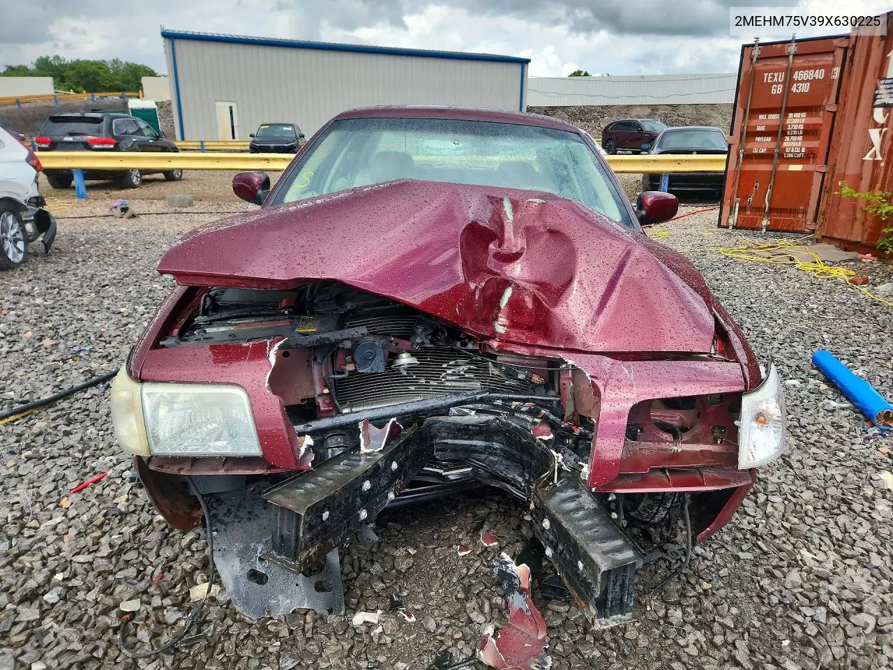 2009 Mercury Grand Marquis Ls VIN: 2MEHM75V39X630225 Lot: 57706686