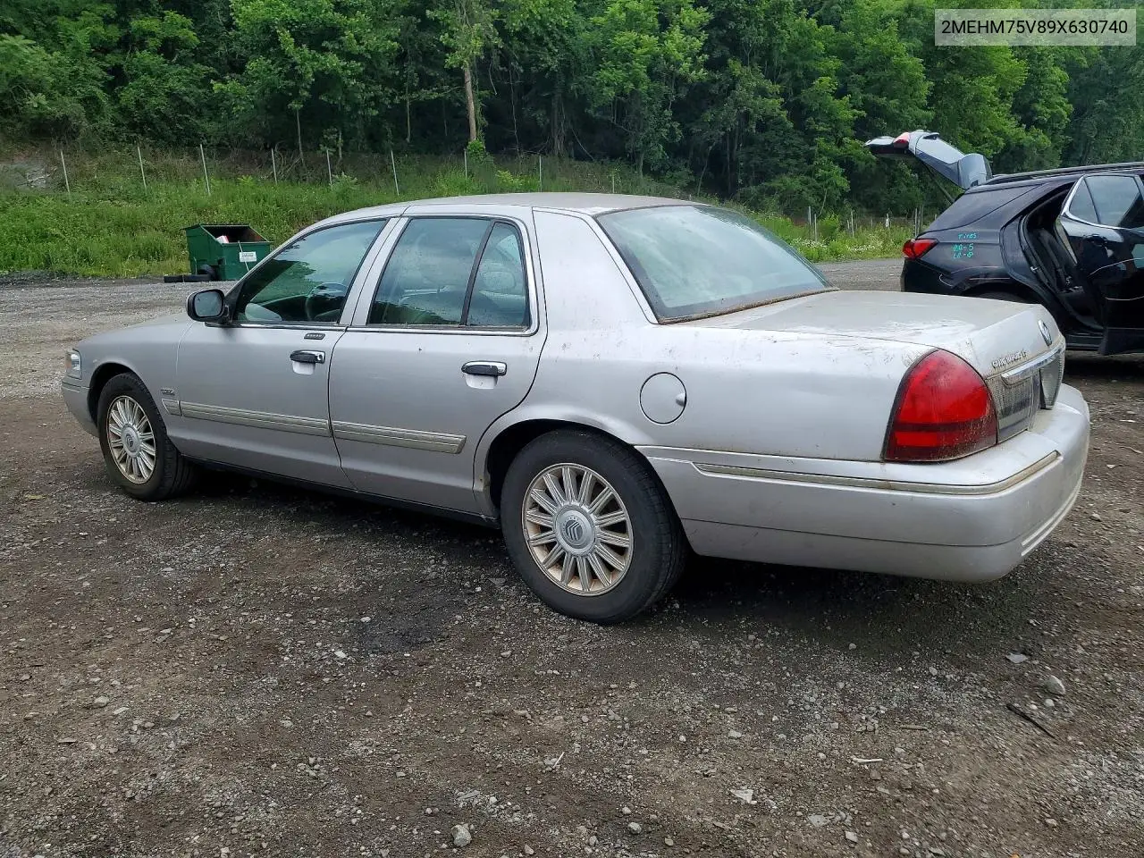2009 Mercury Grand Marquis Ls VIN: 2MEHM75V89X630740 Lot: 57837516