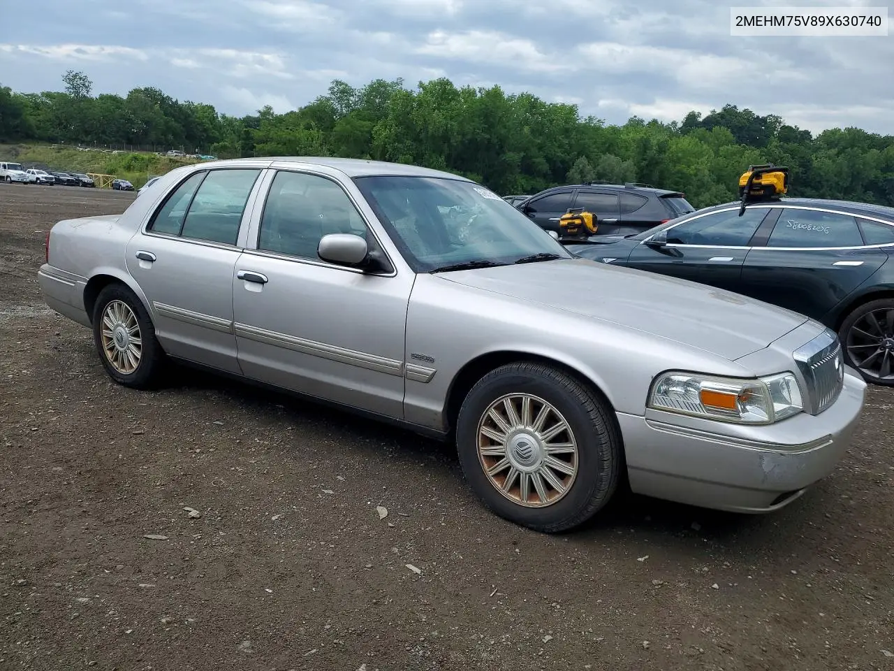2009 Mercury Grand Marquis Ls VIN: 2MEHM75V89X630740 Lot: 57837516