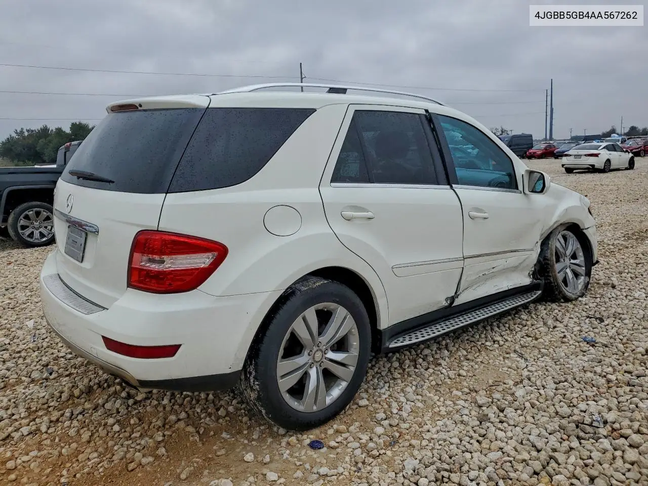4JGBB5GB4AA567262 2010 Mercury Ml350