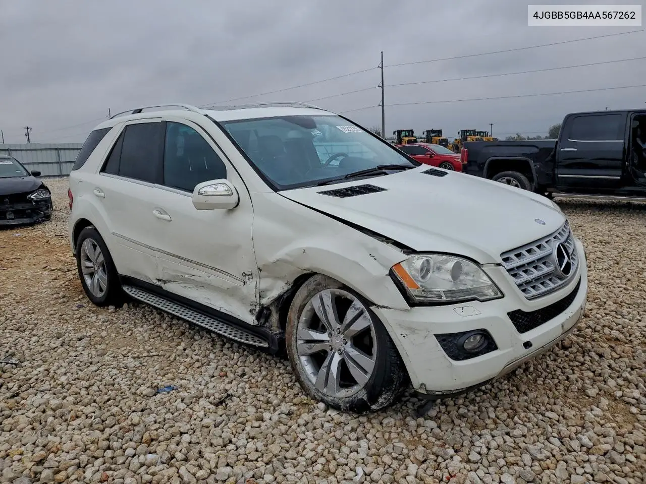 4JGBB5GB4AA567262 2010 Mercury Ml350