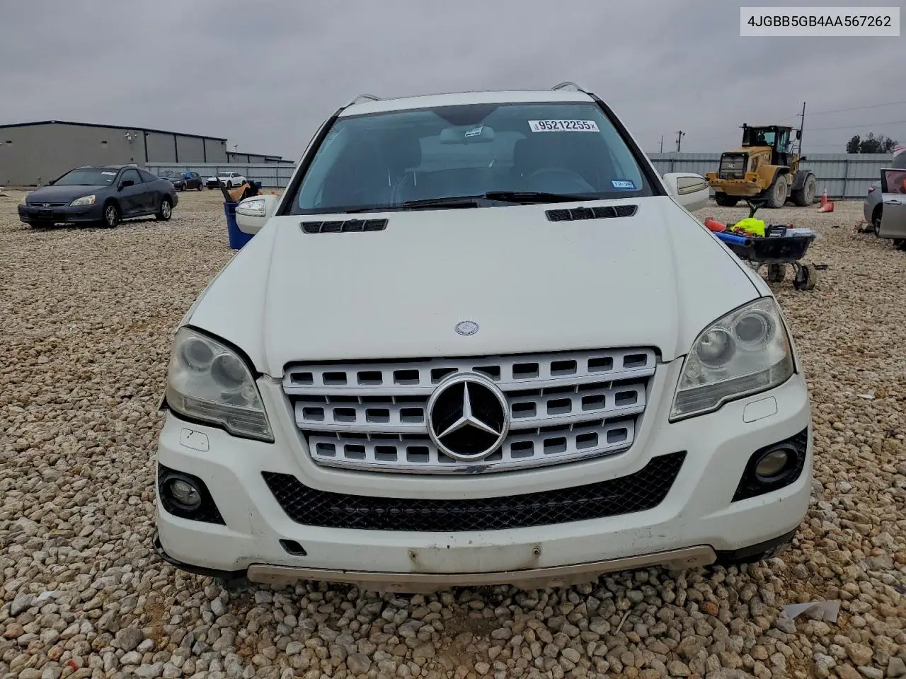 4JGBB5GB4AA567262 2010 Mercury Ml350
