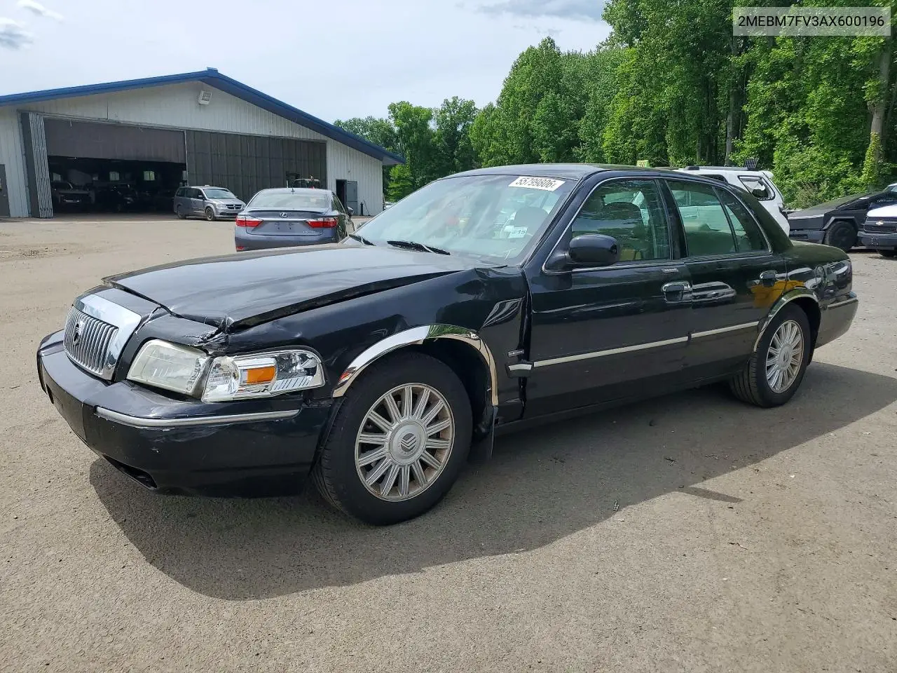 2010 Mercury Grand Marquis Ls VIN: 2MEBM7FV3AX600196 Lot: 55799806