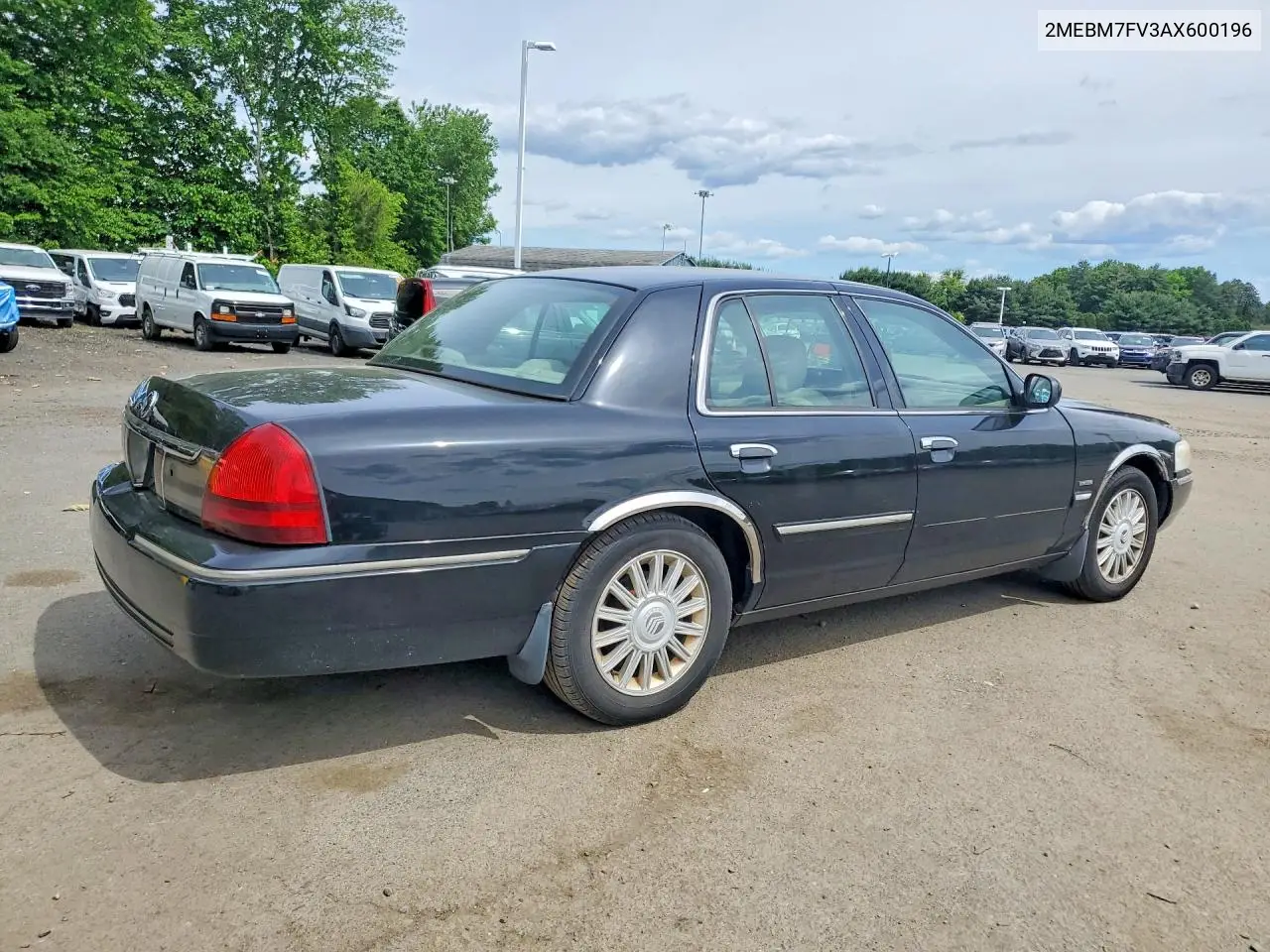 2010 Mercury Grand Marquis Ls VIN: 2MEBM7FV3AX600196 Lot: 55799806