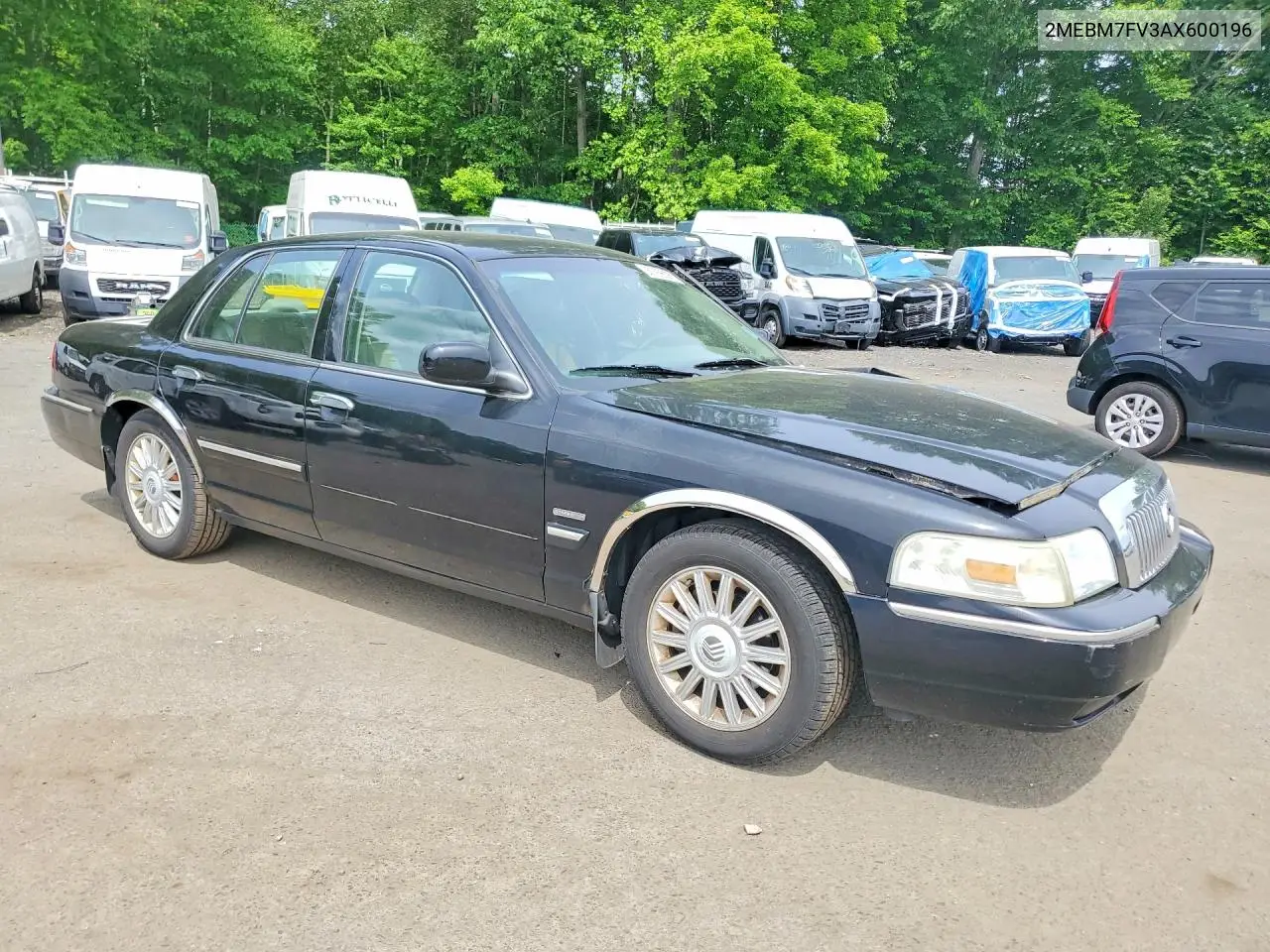2010 Mercury Grand Marquis Ls VIN: 2MEBM7FV3AX600196 Lot: 55799806