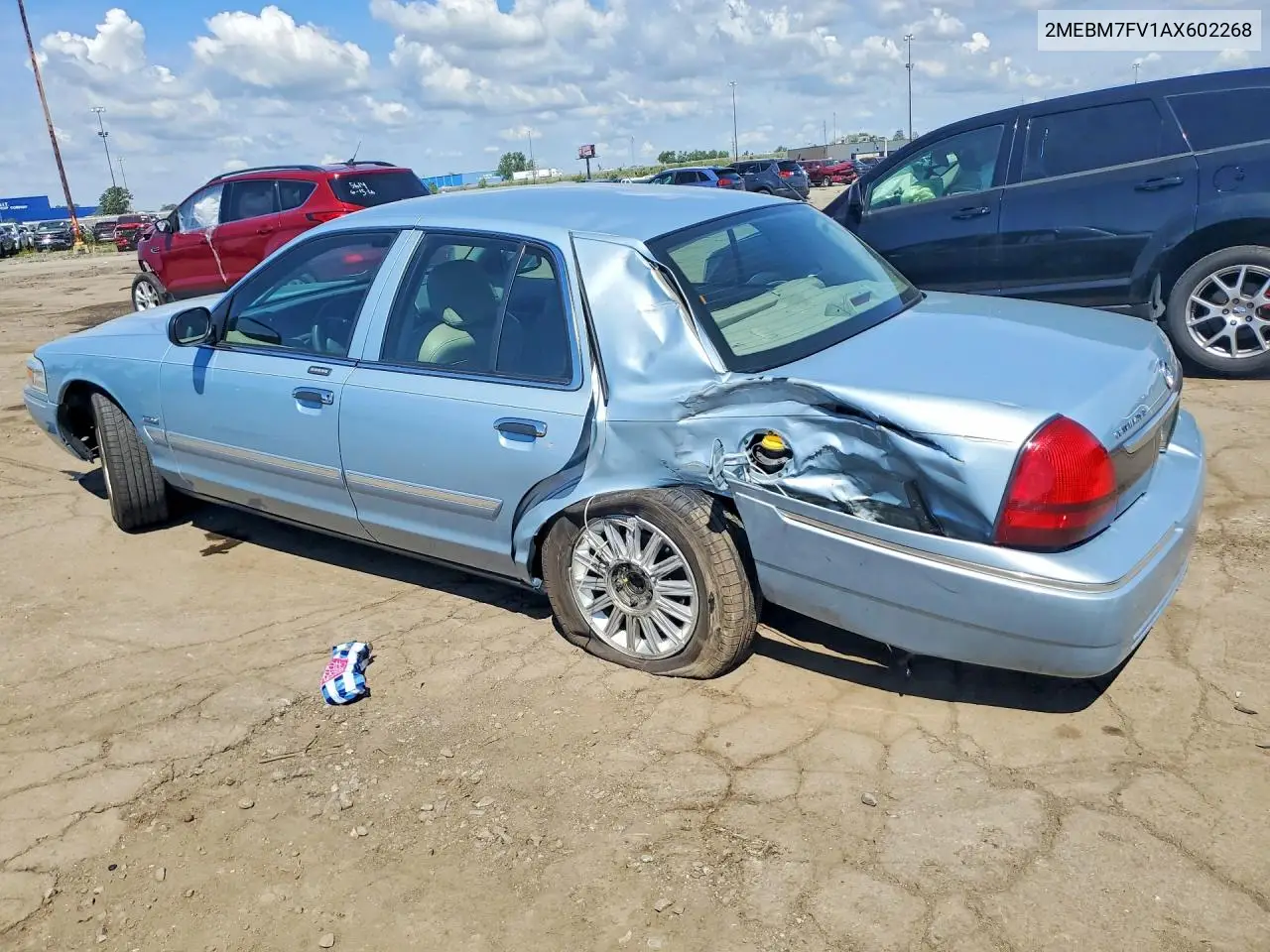2010 Mercury Grand Marquis Ls VIN: 2MEBM7FV1AX602268 Lot: 58482546