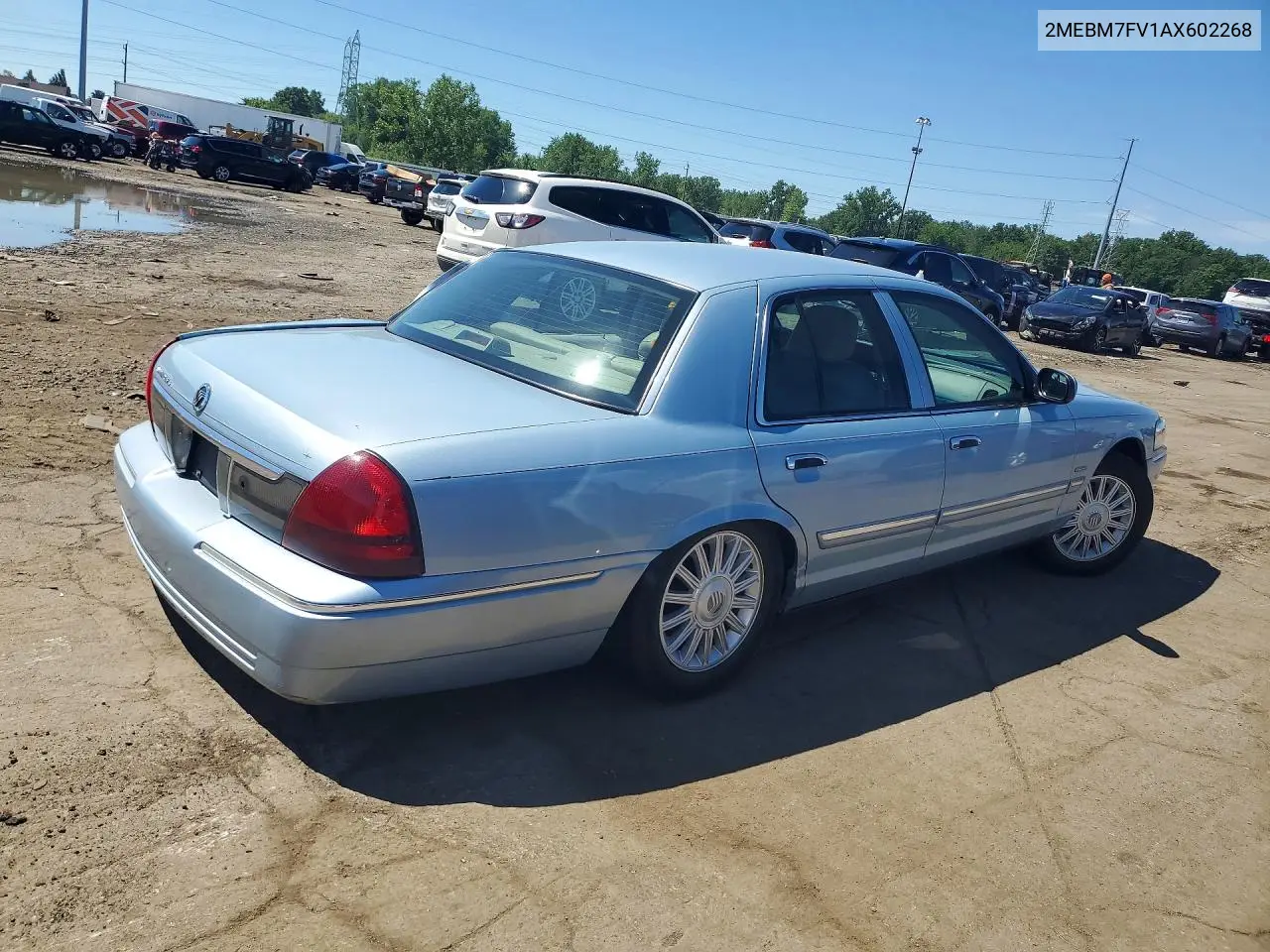2010 Mercury Grand Marquis Ls VIN: 2MEBM7FV1AX602268 Lot: 58482546