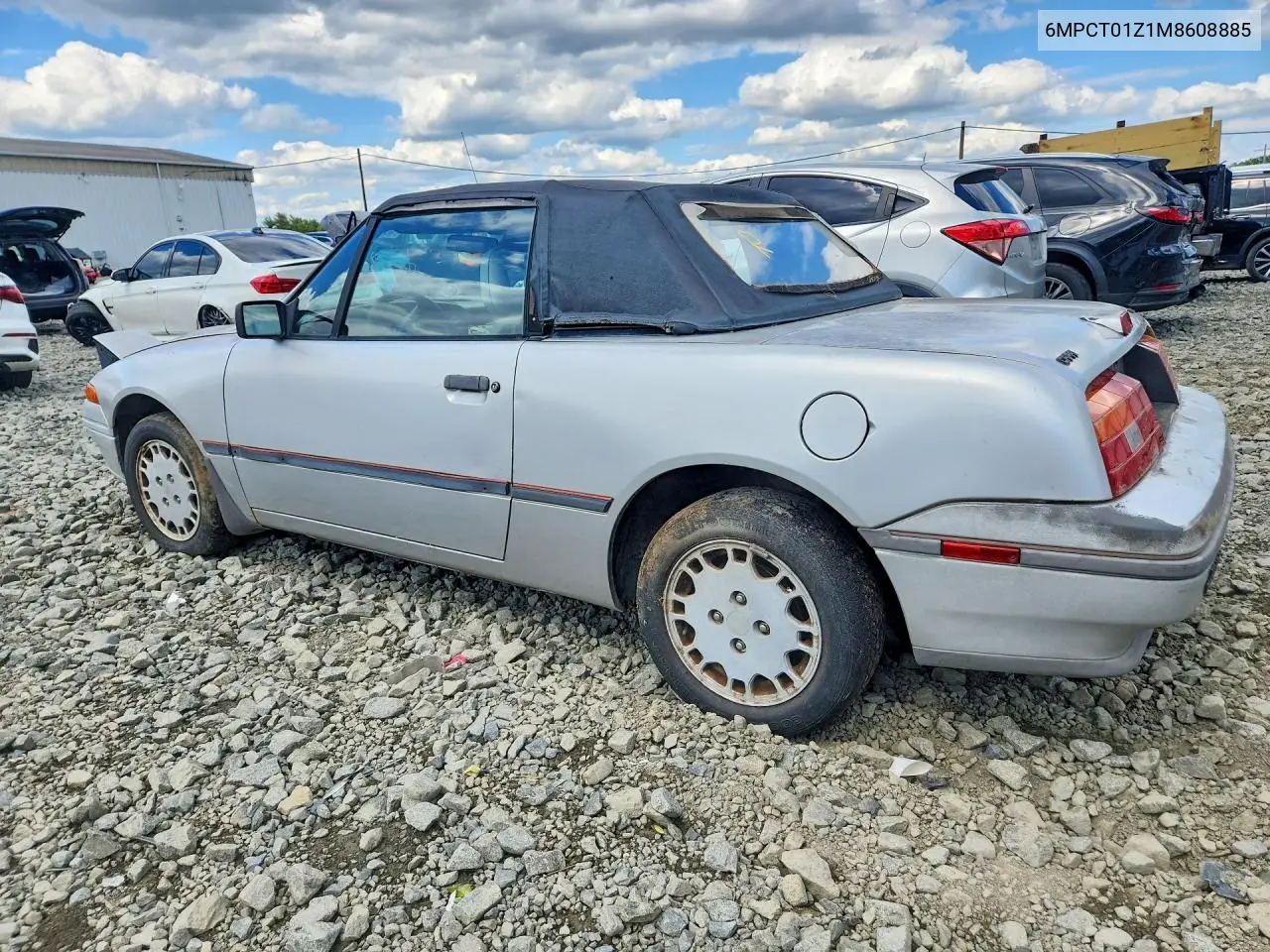 1991 Mercury Capri VIN: 6MPCT01Z1M8608885 Lot: 53593526