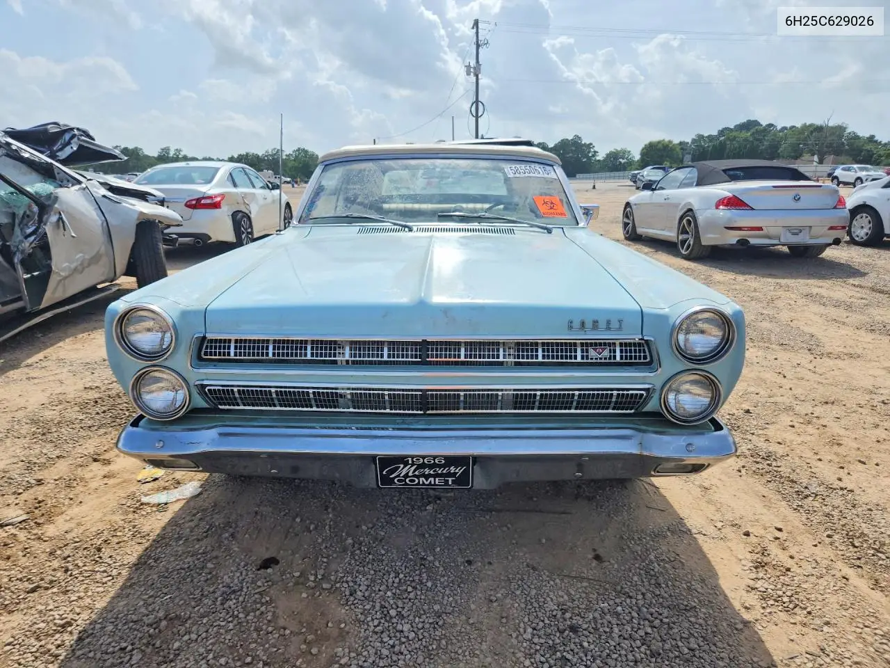 1966 Mercury Comet VIN: 6H25C629026 Lot: 58550616