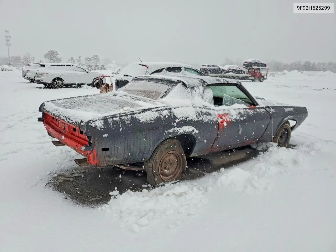 1969 Mercury Cougar VIN: 9F92H525299 Lot: 78579015